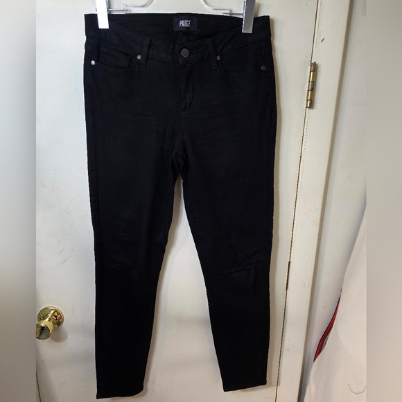 PAIGE Denim - Paige Verdugo Ankle Black Denim Jeans Size 28, Inseam 27"